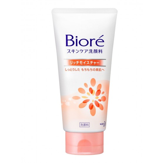 Kao Biore Skin Care Facial Cleanser Rich Moisture 130g